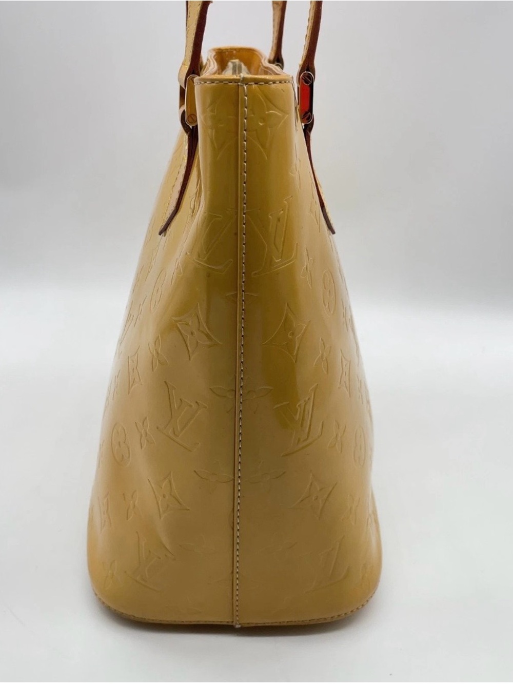 Louis Vuitton Yellow Patent Monogram Tote - Picture 15 of 16